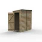 Forest Garden 4LIFE Pent Shed 6x3 - Single Door - No Windows