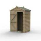 Forest Garden 4LIFE Apex Shed 5x3 - Single Door - No Window
