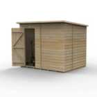 Forest Garden Beckwood 8x6 Pent Shed - No Windows -