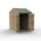Forest Garden 4LIFE Reverse Apex Shed 5x7 2 Door No Windows