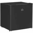HOMCOM 46 Litre Table Top Fridge Mini Fridge With Chiller Box Reversible Door Black