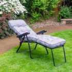 Glendale Grey Wave Deluxe Lounger