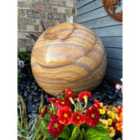 Tranquility Sandstone Sphere 50cm Natural Stone Solar Water Feature