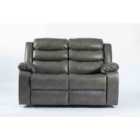 Heartlands Furniture Turin Recliner 2 Seater Grey