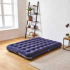 Neo Double Flocked Inflatable Airbed Mattress & AC Pump