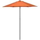 Outsunny 2m Parasol w/ 6 Ribs - Orange