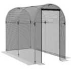 Outsunny Fruit/Plant Protection Tent w/ Door - Black