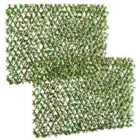 Outsunny 2pc Expandable Faux Privacy Fence - 2x1m