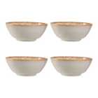 Mason Cash Reactive Cream Set Of 4 Bowls 16.5Cm
