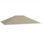 Outsunny 3x4m Replacement Gazebo Roof Cover - Brown
