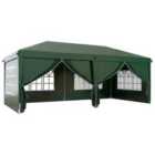 Outsunny 3 x 6m Pop Up Gazebo with Storage Bag Green