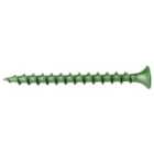 Wickes Exterior Grade Green Screws - 4 x 50mm - Pack of 50