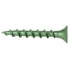 Wickes Exterior Grade Green Screws - 4 x 30mm - Pack of 50