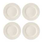 Mikasa Cranborne Stoneware Side Plates, Set Of 4, 21Cm, Cream