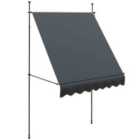 Outsunny 2 X 1.2M Freestanding Retractable Awning