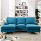 Artemis Home Woodbury U-shaped Corner Sofa - Teal