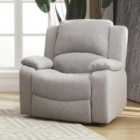 Artemis Home Marldon Manual Reclining Armchair - Light Grey