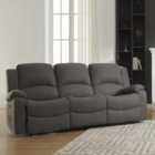 Artemis Home Marldon 3 Seat Reclining Sofa - Dark Grey