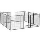 PawHut Heavy Duty 12 Panel Pet Exercise Pen 100cm