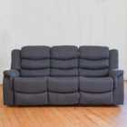 Artemis Home Colfax 3 Seat Recliner - Dark Grey