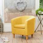 Artemis Home Alderwood Yellow Tub Chair