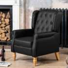 Artemis Home Galena Recliner Armchair - Black