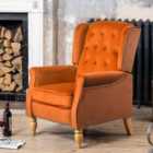 Artemis Home Annapoli Recliner Armchair - Orange