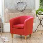 Artemis Home Alderwood Red Tub Chair