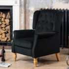 Artemis Home Annapoli Recliner Armchair - Black