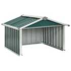 vidaXL Garden Robot Lawnmower Shed 92X97X63cm Galvanised Steel Green