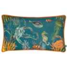 Wylder Tropics Abyss Sea Creatures Chenille Filled Cushion