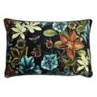 Evans Lichfield Midnight Garden Rectangular Filled Cushion