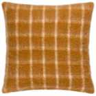 Yard Yarrow Check Faux Mohair Check Polyester Filled Cushion