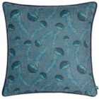 Wylder Tropics Abyss Jelly Fish Chenille Filled Cushion