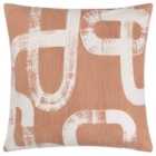 Hoem Tuba Abstract Polyester Filled Cushion