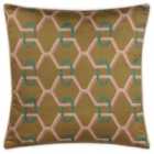 Paoletti Carnaby Chain Geometric Satin Filled Cushion