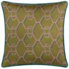 Paoletti Carnaby Chain Geometric Satin Filled Cushion