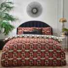 Furn. Avalon Geometric Single Duvet Cover Set