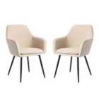 Genesis Muse Accent Chair In Boucle X 2 - Cream