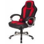 Raygar Deluxe Padded Sports Racing, Gaming & Office Chair - Red