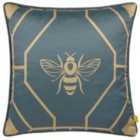 Furn. Bee Deco Geometric Filled Cushion