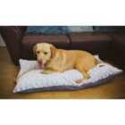 Snug & Cosy Novara Grey Lounger - Large