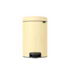 Brabantia Newicon Pedal Bin, 12L - Mellow Yellow