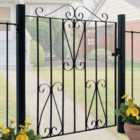 Livingandhome Nordic Metal Garden Gate Fence Gate 85X104CM