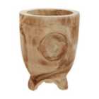 Interiors By Ph Arlo Small Natural Wooden Planter