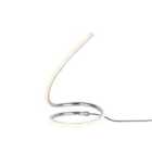 Lighting Collection Chrome LED Table Lamp