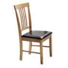 Heartlands Furniture Set Of 2 Massa Oak Dining Chairs