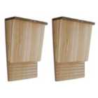 vidaXL Bat House 22 x 12 x 34cm Set of 2