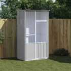 vidaXL Bird Cage Grey 115x78x200cm Galvanised Steel