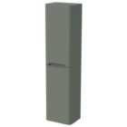 Wickes Malmo Reed Green Wall Hung J Pull Tower Unit - 1600 x 400mm